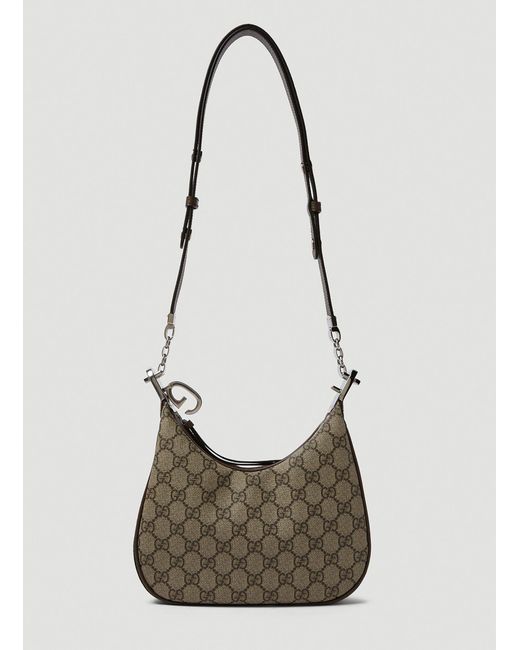 Gucci Attache Shoulder Bag in Natural | Lyst
