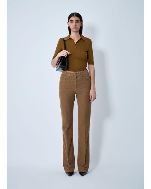 Saint Laurent Brown Clyde Corduroy Pants