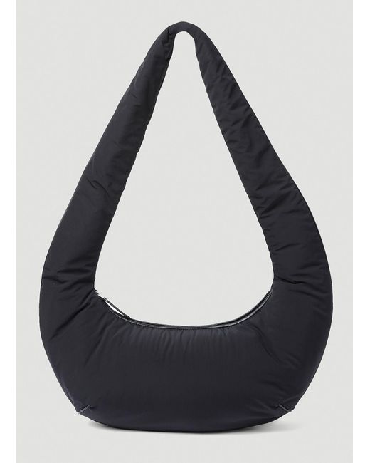 Bottega Veneta Black Half-moon Crossbody Bag for men