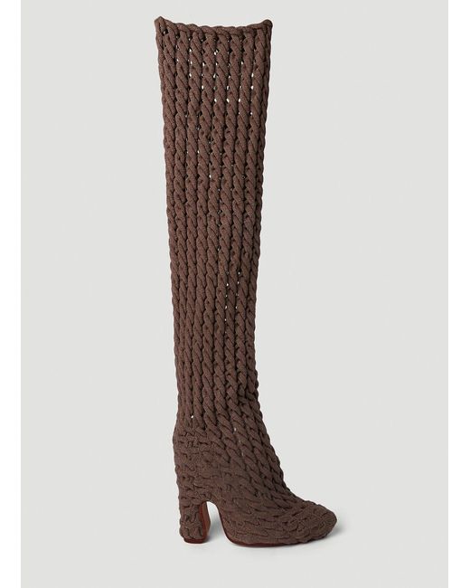 Isa Boulder Minicable Boots in Brown Lyst