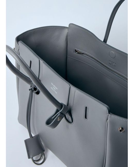 Balenciaga Gray Small Hampton Carry All Handbag
