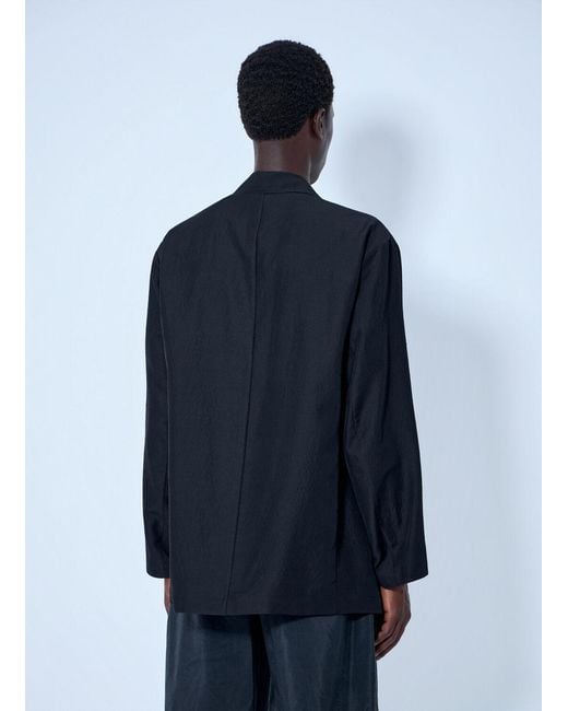 Ssstein Blue Single Breasted Jacket for men