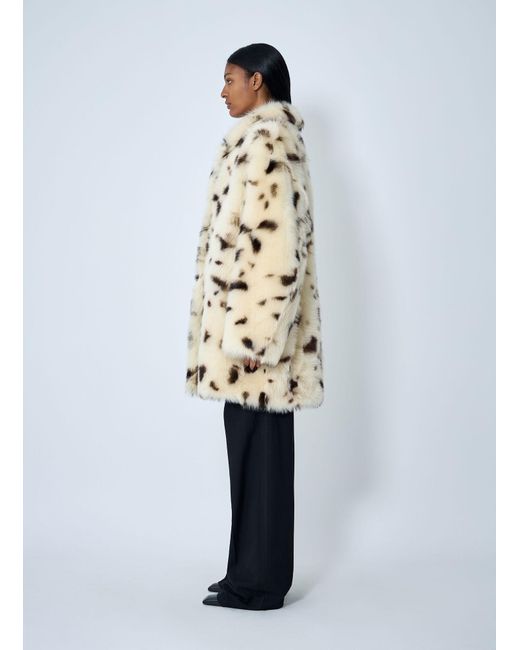 Prada White Shearling Coat