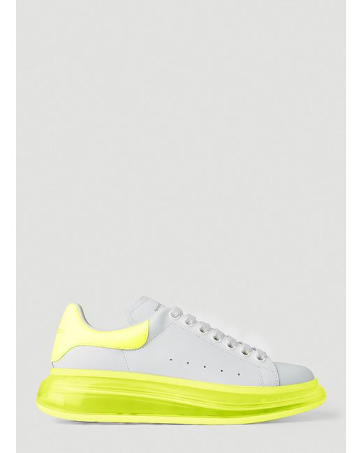 Alexander McQueen Transparent Sole Larry Sneakers in Yellow Lyst