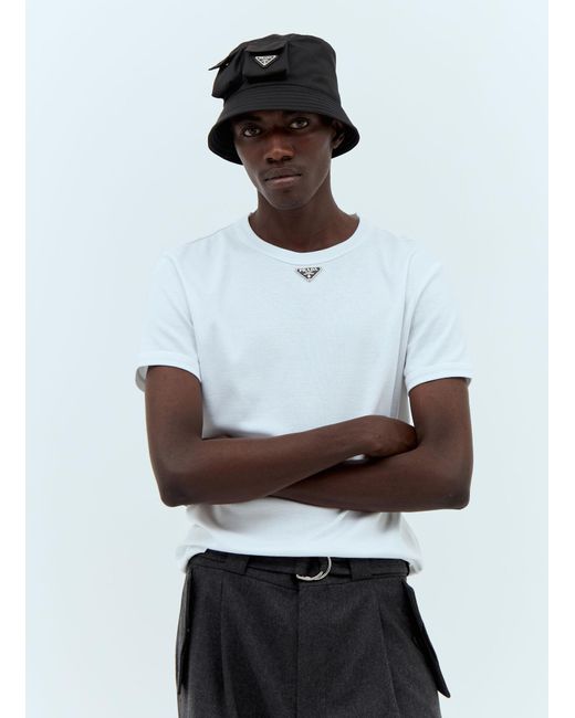 Prada Black Cappelli Tessuto for men
