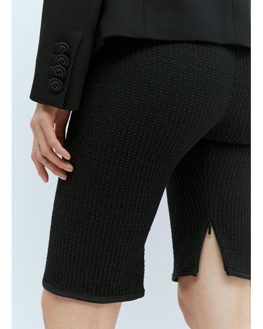 Gucci Black Knitted Shorts