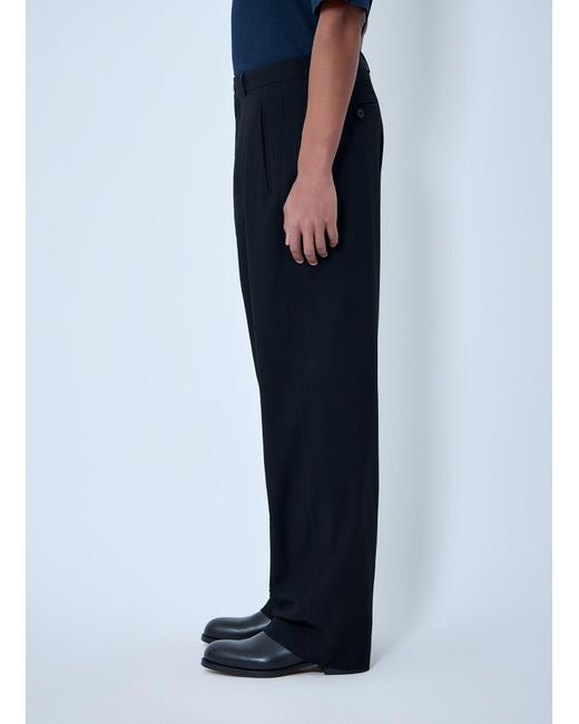 The Row Black Corley Wool Pants for men