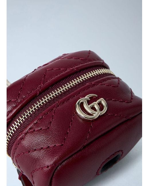 Gucci White Gg Marmont Airpods Holder