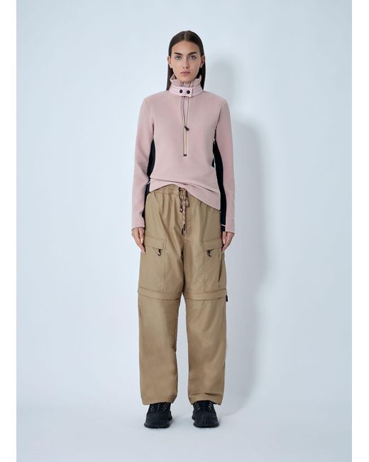 Moncler Pink Contrast Panel Sweatshirt