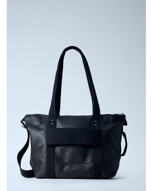 Rick Owens Blue Leather Tote Bag for men