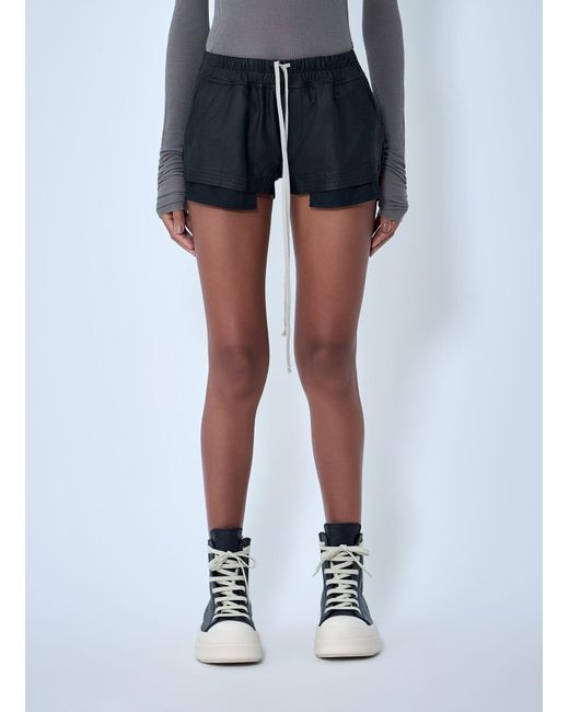 Rick Owens Blue Fog Shorts
