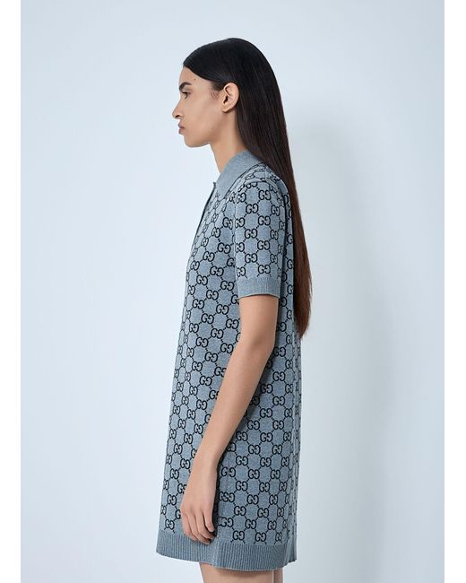 Gucci Blue Polo Mini Dress