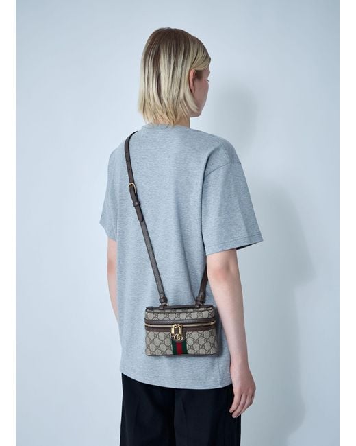 Gucci Blue Small Ophidia Vanity Bag