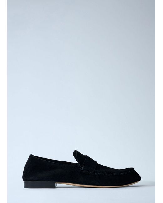 The Row White Suede Loafers for men