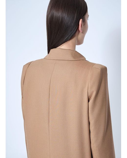Max Mara Natural Single-Breasted Blazer