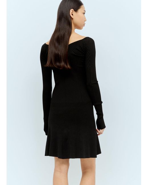 Jacquemus Black La Mini Robe Pralù Dress