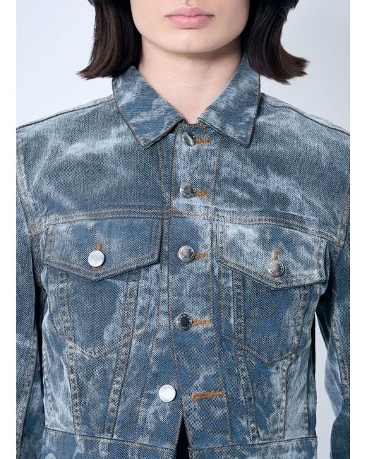 Alexander Wang Blue Slim Trucker Jacket