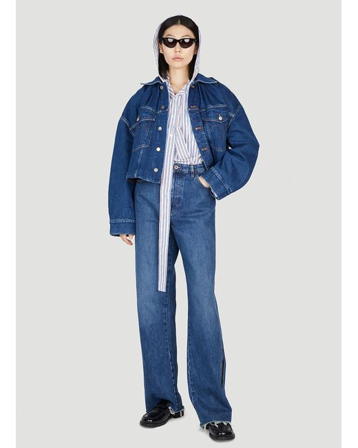 MERYLL ROGGE Blue Denim Jacket