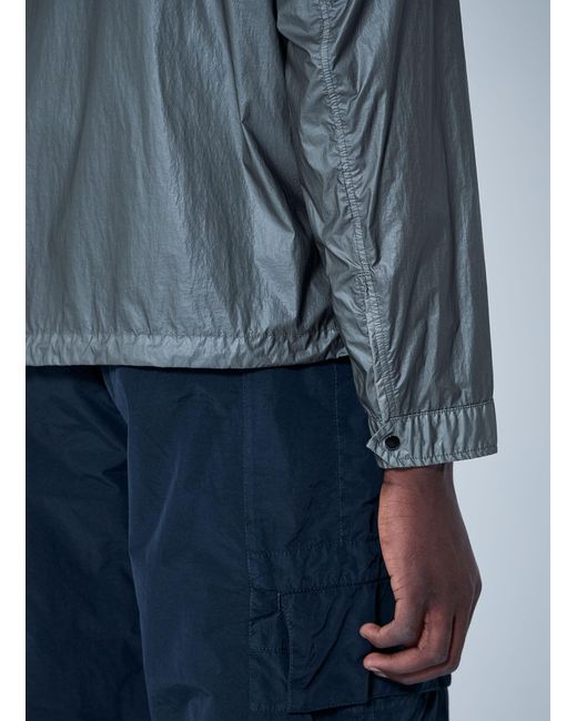 C P Company Blue Cs Ii Hooded Lens Jacket for men