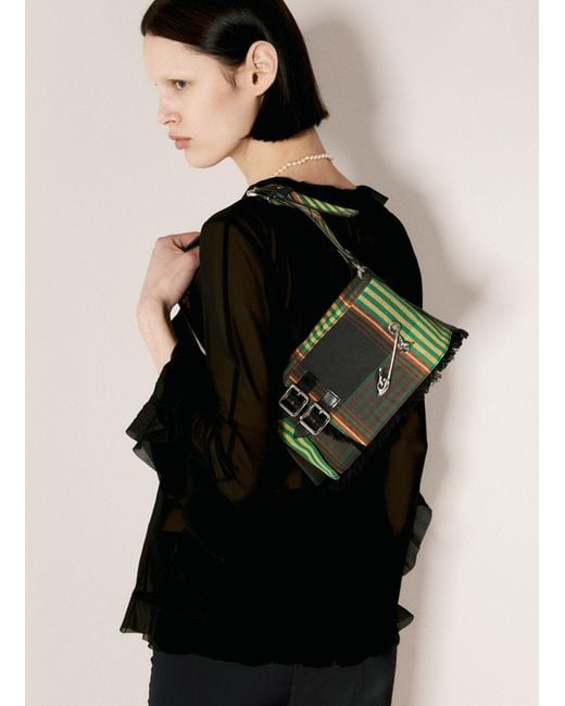 Vivienne Westwood Black Heather Shoulder Bag
