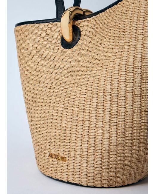 Jacquemus Blue Le Bambola Bucket Bag