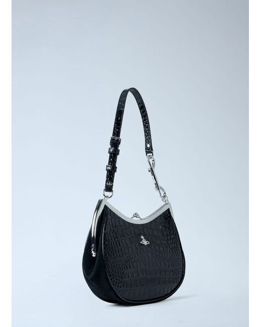 Vivienne Westwood Blue Charm Frame Shoulder Bag