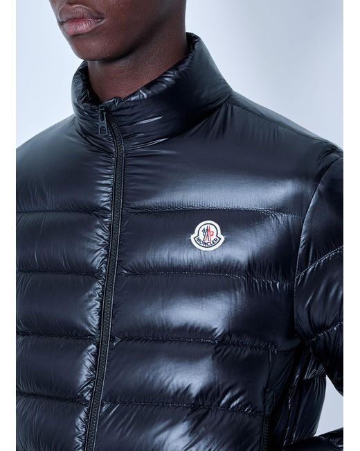 Moncler Blue Sergesta Packable Short Down Jacket for men