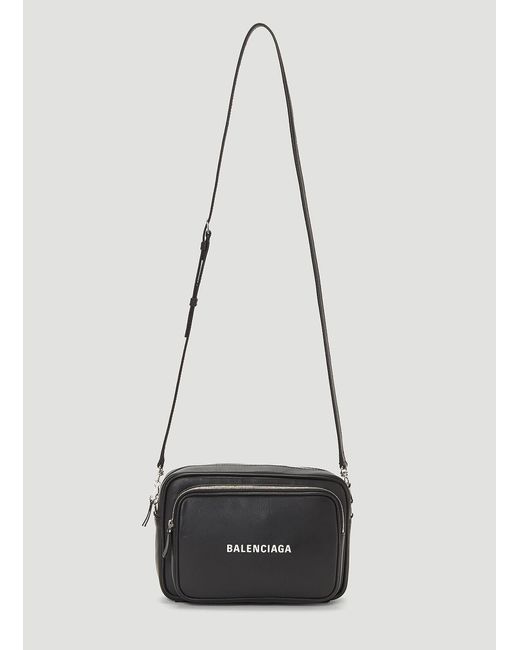 Balenciaga White Everyday Leather Crossbody Bag for men