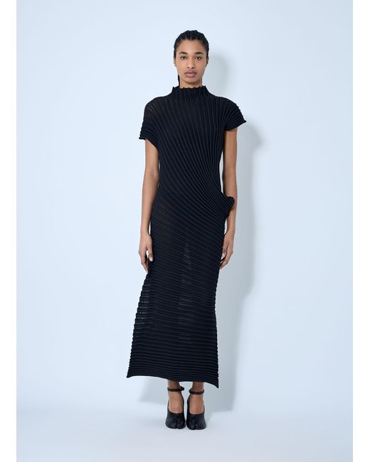 Issey Miyake Blue Stream Knit Dress