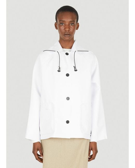 Kassl White Sailor Short Jacket
