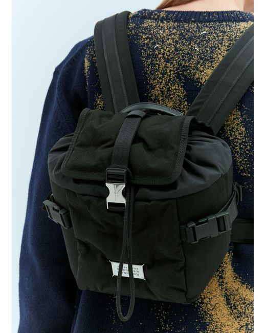 Maison Margiela Black Glam Slam Small Sport Backpack for men