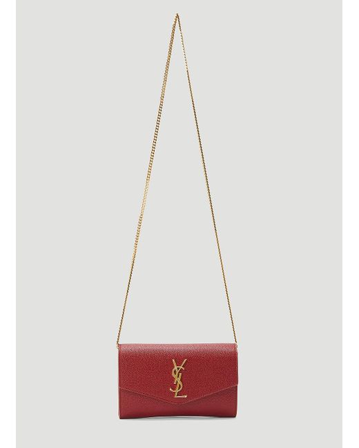 Saint Laurent Uptown Shoulder Bag in White Lyst UK