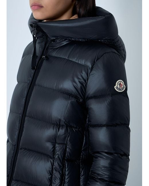Moncler Blue Suyenne Hooded Down Jacket