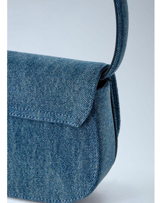 DIESEL Blue 1dr Denim Camera Bag for men