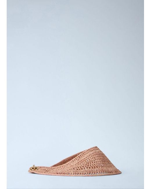 Chloé Multicolor Chloé Raffia Visor Hat