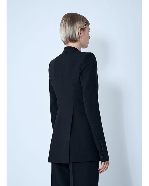 Rick Owens Blue Extreme Soft Single-Breasted Blazer
