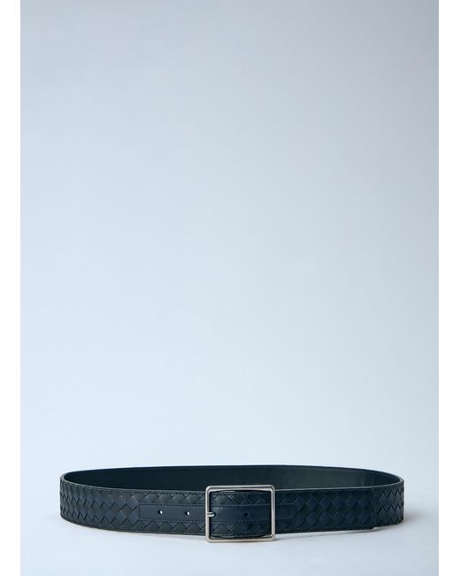 Bottega Veneta Blue Intrecciato Piccolo Belt for men