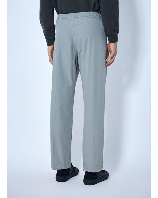 Stone Island Blue Cargo Trousers With Elasticated Waistband for men