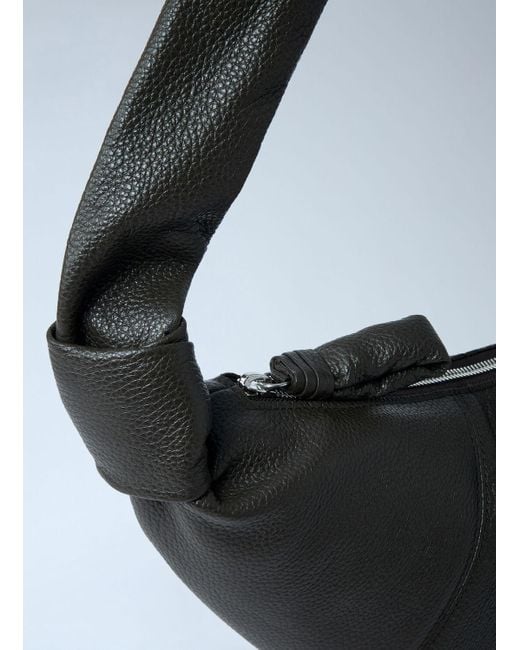 Lemaire Gray Medium Croissant Crossbody Bag