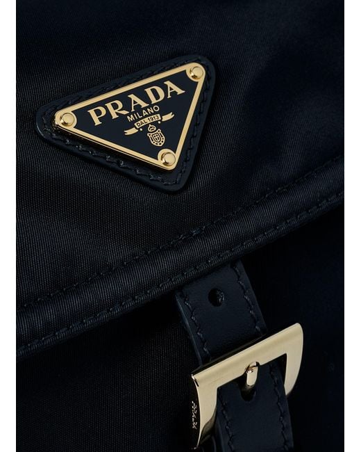 Prada Gray Medium Re-Nylon Explore Shoulder Bag