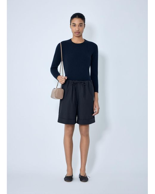 The Row Blue Emiliano Shorts