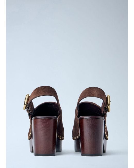 Chloé Brown Chloé Jeannette Clogs