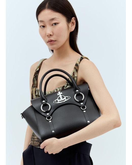 Vivienne Westwood Gray Betty Medium Handbag