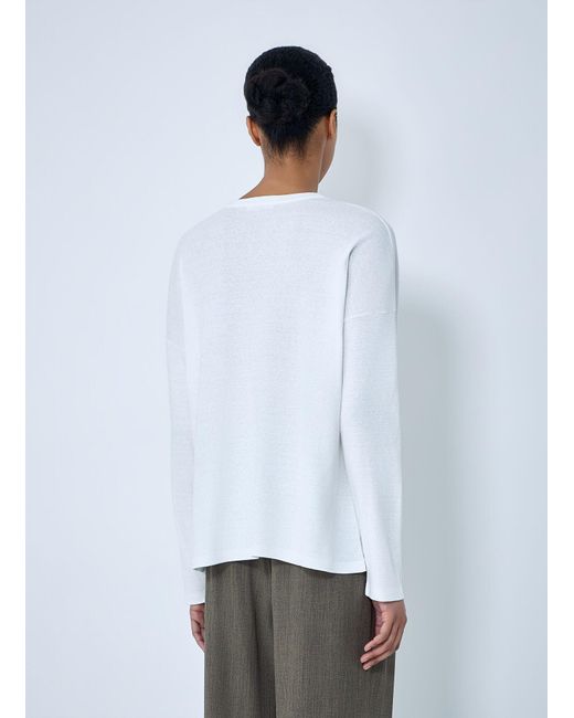 The Row White Floris Top