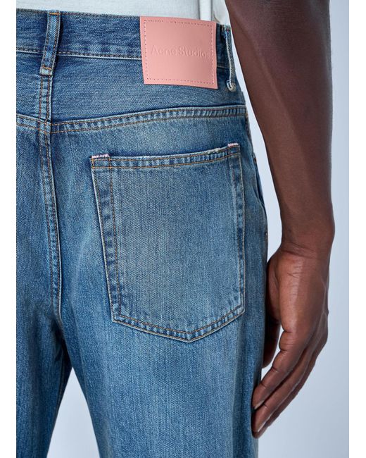 Acne Blue 2021M Regular Fit Jeans for men