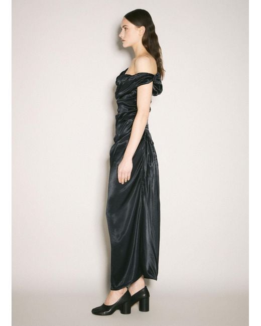 long ginnie pencil dress Vivienne Westwood, Ginny satin pencil dress, Women, Black, XXXS, Dresses, Viscose