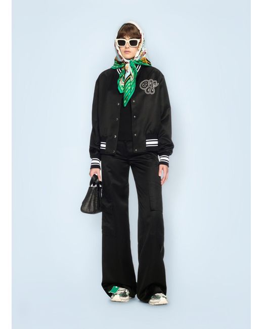 Off-White c/o Virgil Abloh Multicolor Off Toybox Satin Cargo Pants