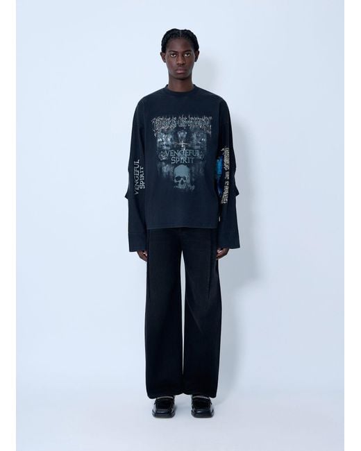 Vetements Blue Reconstructed Jeans for men