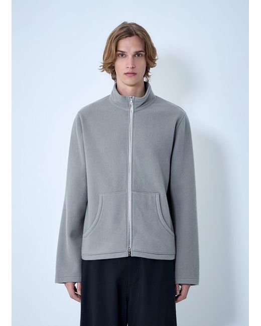 Rier Gray Full-Zip Fleece Jacket
