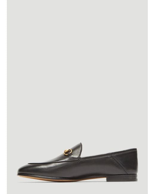 Gucci Gray Brixton Loafers